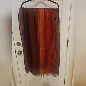 Red, Orange, Brown Scarf